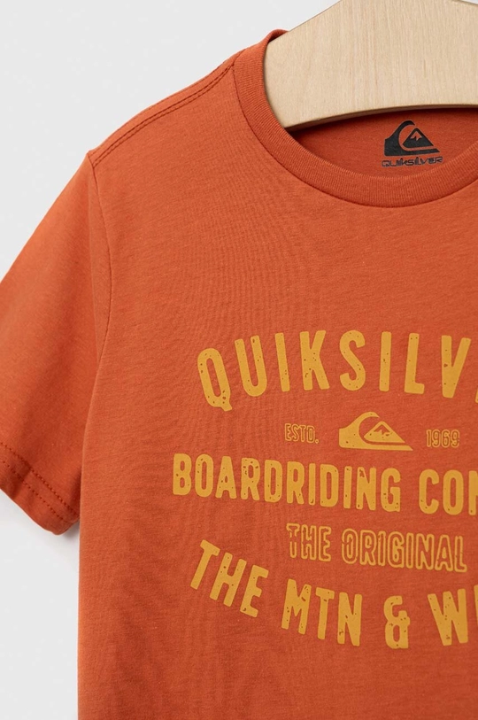 Παιδικό βαμβακερό μπλουζάκι Quiksilver  100% Βαμβάκι