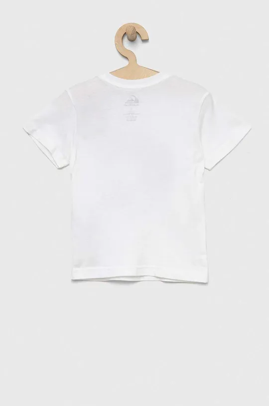 Quiksilver t-shirt bawełniany dziecięcy biały