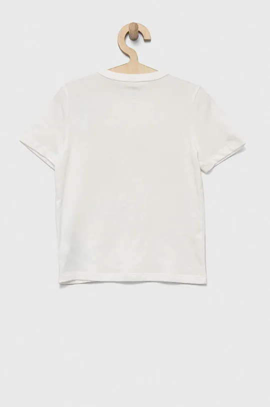 GAP t-shirt bawełniany dziecięcy biały