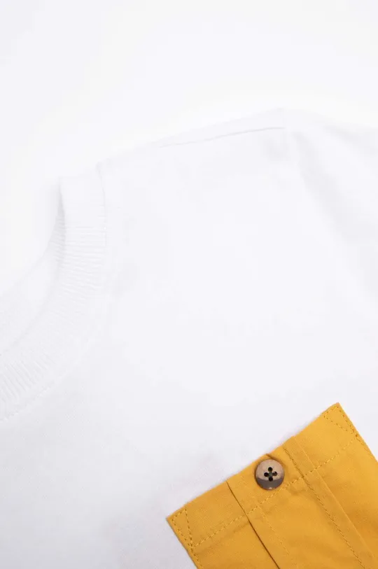 Dječja pamučna majica kratkih rukava Coccodrillo  100% Pamuk