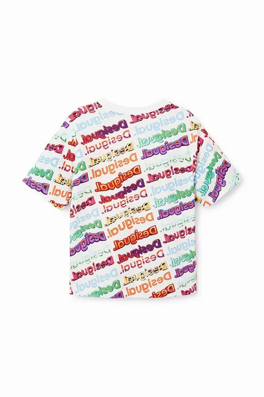 šarena Dječja pamučna majica kratkih rukava Desigual