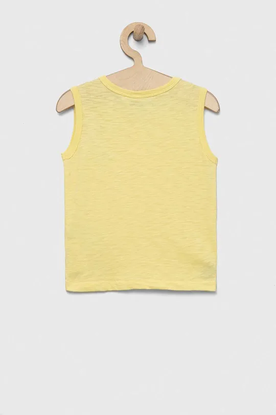 Дитяча бавовняна футболка GAP x Disney жовтий