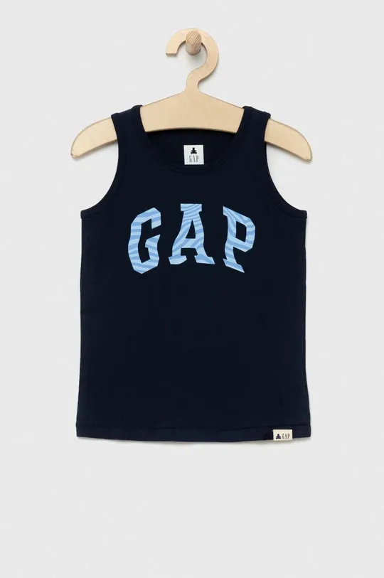 turkusowy GAP t-shirt bawełniany dziecięcy 3-pack Chłopięcy