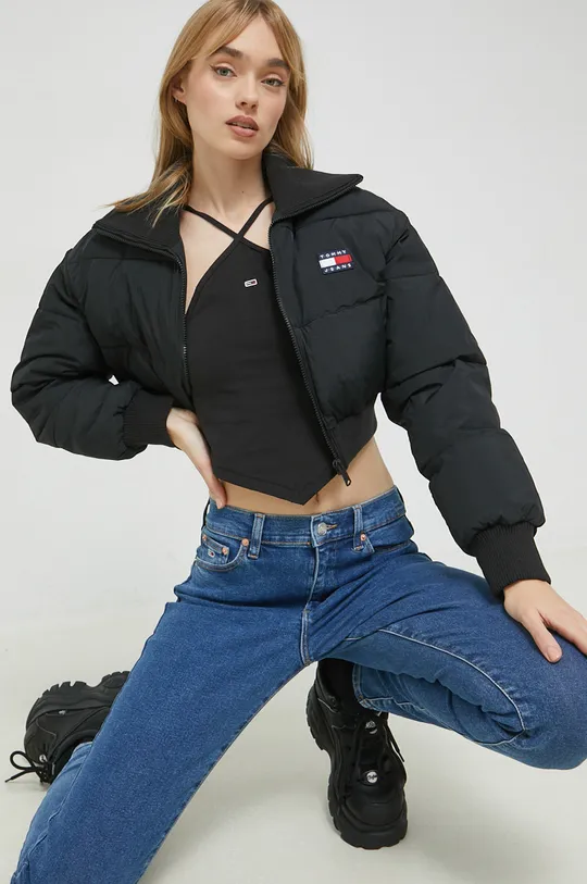 Top Tommy Jeans črna