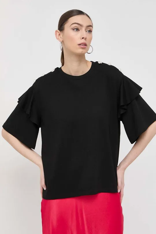 czarny Custommade t-shirt Martina