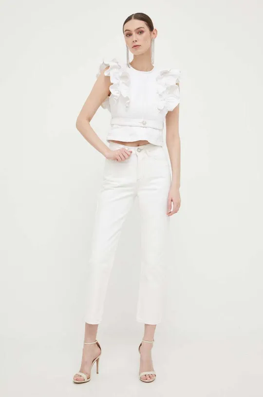 Джинсова блузка Custommade білий