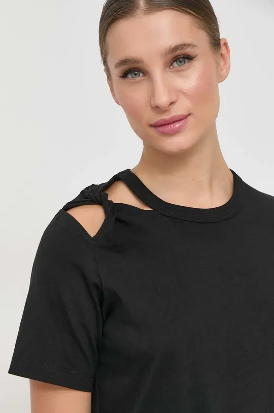 črna Kratka majica Victoria Beckham Ženski