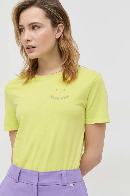 zelená Bavlnené tričko PS Paul Smith