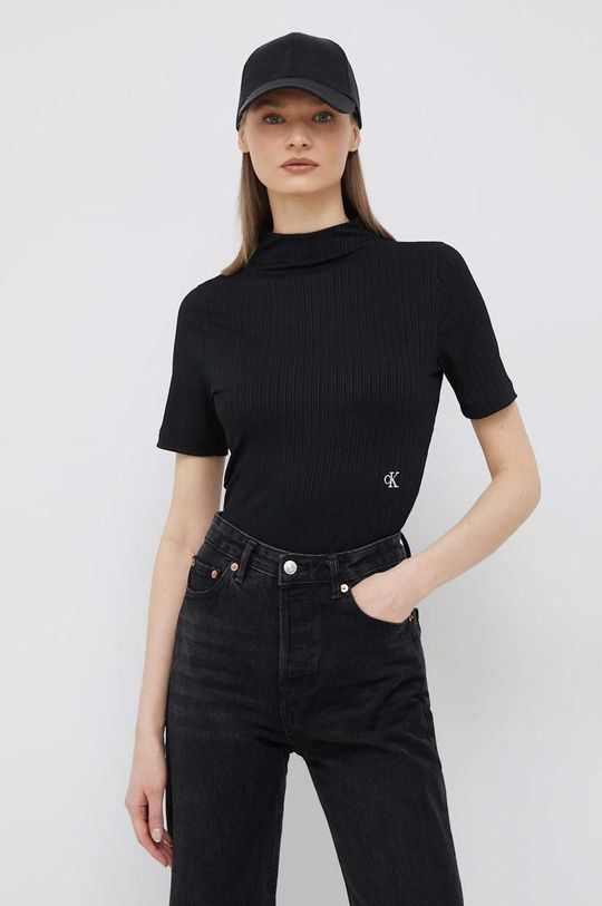 negru Calvin Klein Jeans bluza De femei