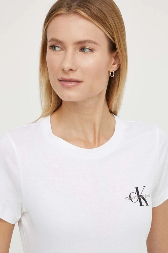 Calvin Klein Jeans t-shirt bawełniany 2-pack Damski