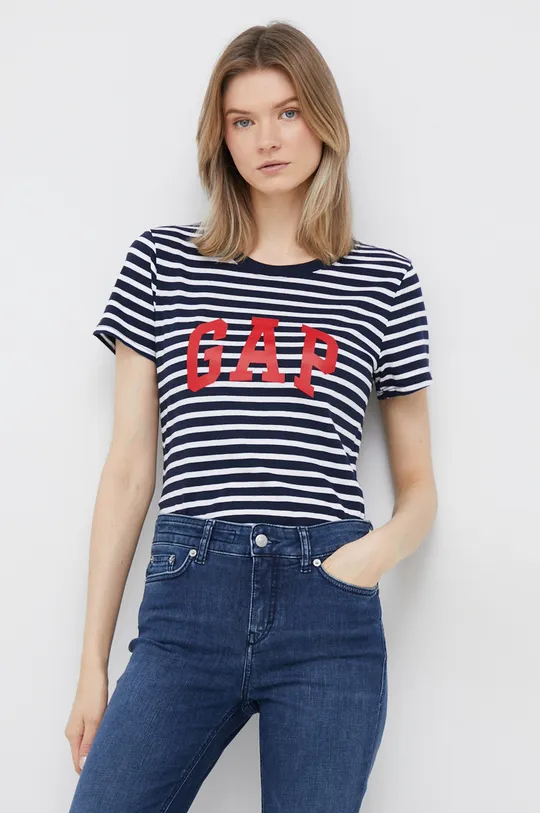 mornarsko plava Pamučna majica GAP 2-pack Ženski