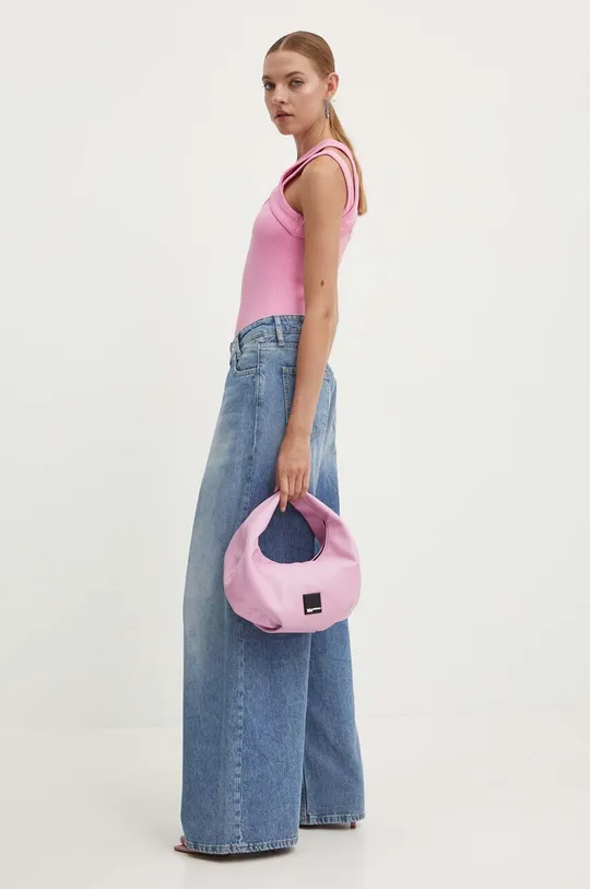 Karl Lagerfeld Jeans top rózsaszín