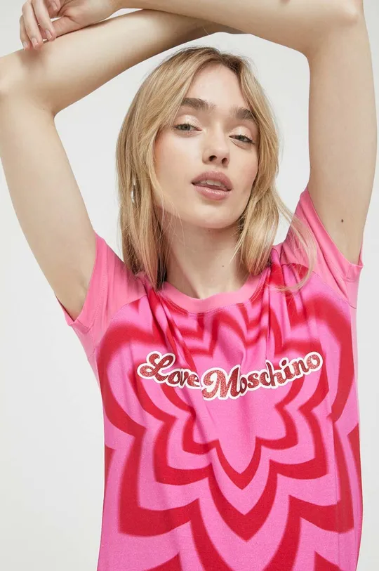 multicolor Love Moschino t-shirt