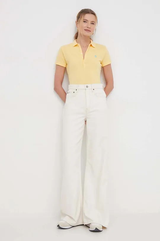 Polo tričko Polo Ralph Lauren žltá