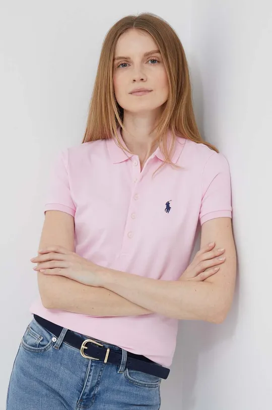 ružová Polo tričko Polo Ralph Lauren Dámsky