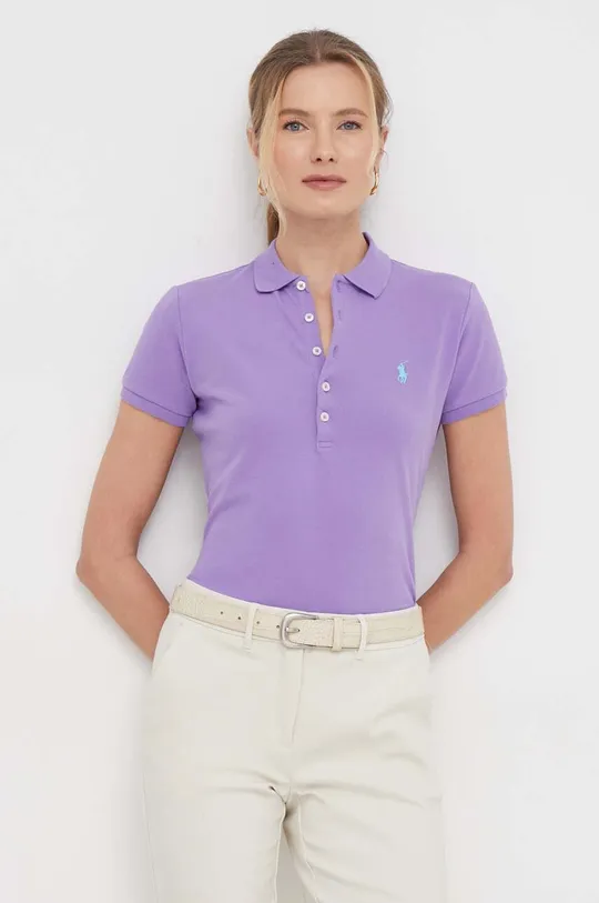 fialová Polo tričko Polo Ralph Lauren