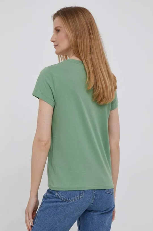 Bombažna kratka majica Polo Ralph Lauren zelena