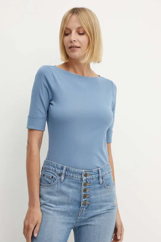 niebieski Lauren Ralph Lauren t-shirt Damski