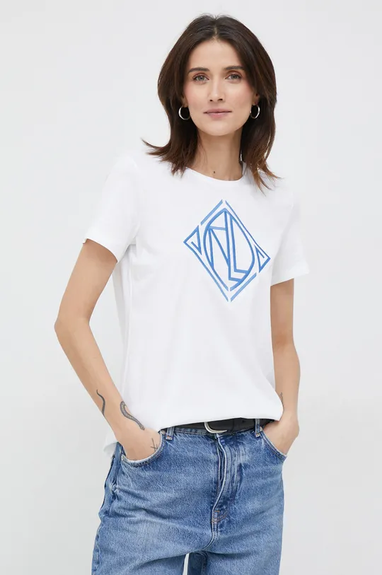 biały Lauren Ralph Lauren t-shirt Damski