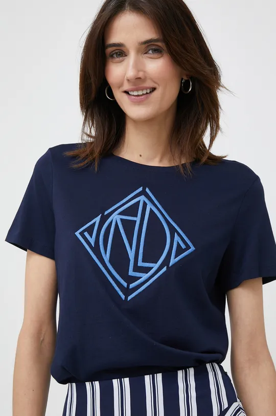 sötétkék Lauren Ralph Lauren t-shirt