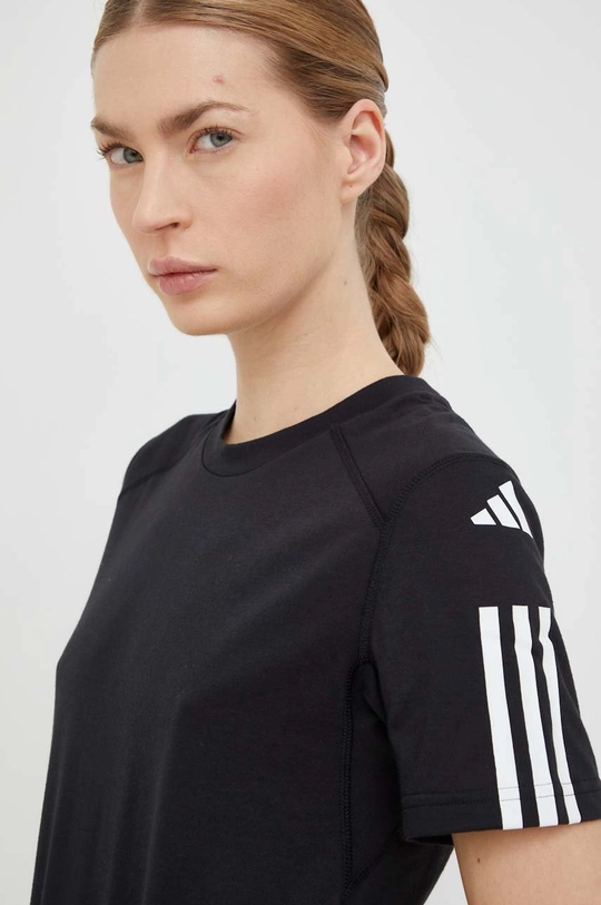 μαύρο Μπλουζάκι προπόνησης adidas Performance Training Essentials