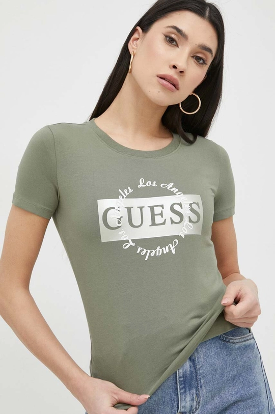 zielony Guess t-shirt