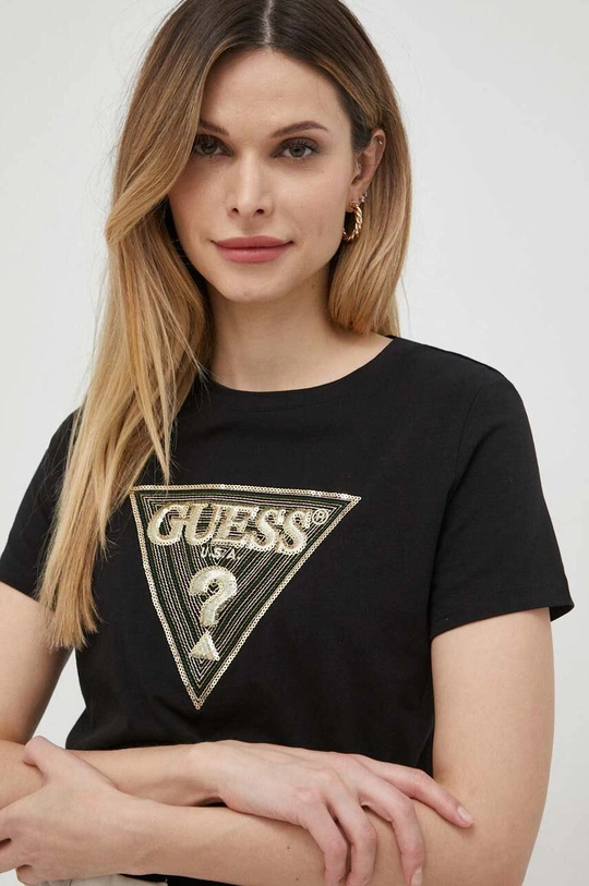 czarny Guess t-shirt