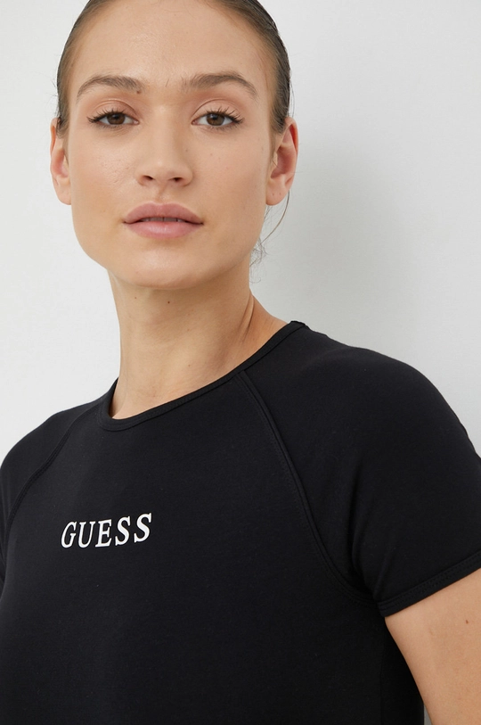 czarny Guess t-shirt ALINE