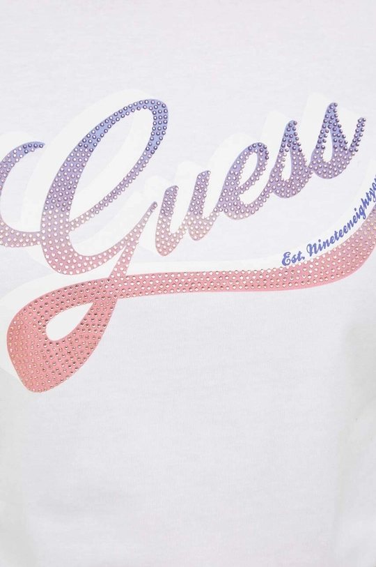 Βαμβακερό μπλουζάκι Guess Γυναικεία