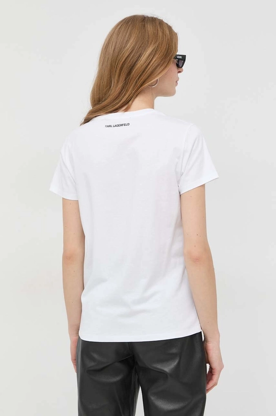 Karl Lagerfeld t-shirt bawełniany 100 % Bawełna organiczna