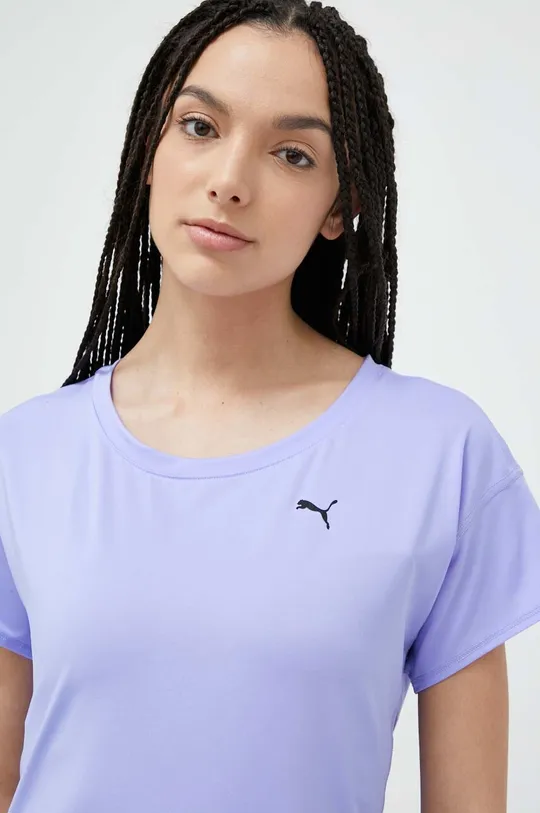 vijolična Kratka majica za vadbo Puma Train Favorite Ženski