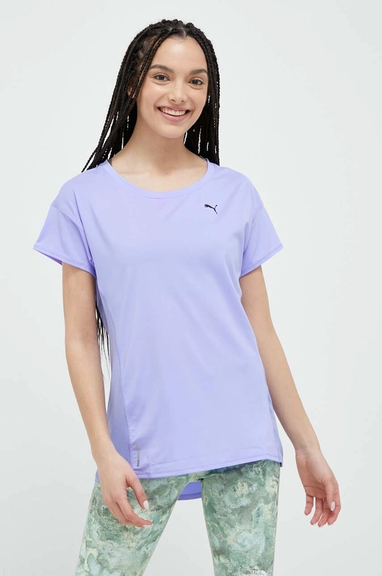 fioletowy Puma t-shirt treningowy Train Favorite