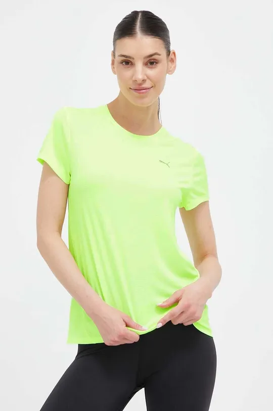 πράσινο Μπλουζάκι για τρέξιμο Puma Favourite Γυναικεία