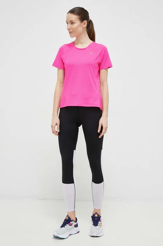 Puma t-shirt do biegania Cloudspun różowy