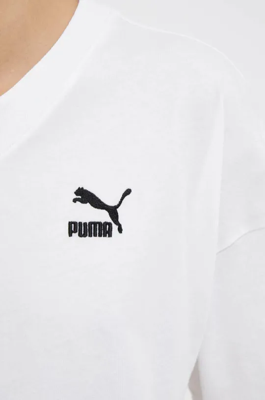 Памучна тениска Puma Жіночий