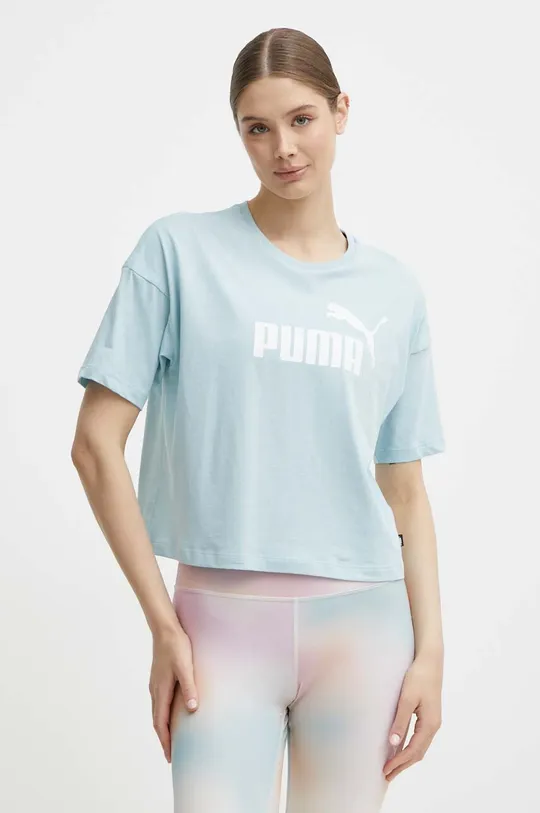 niebieski Puma t-shirt