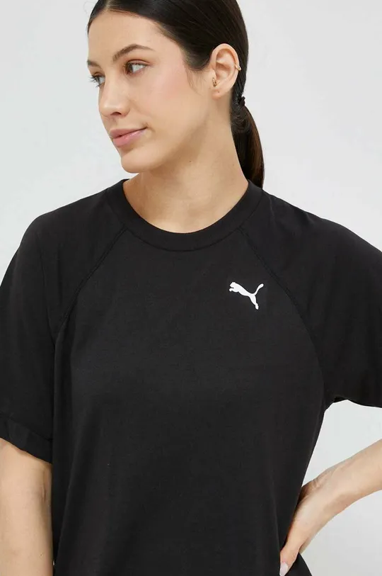 μαύρο Μπλουζάκι προπόνησης Puma Modern Sports