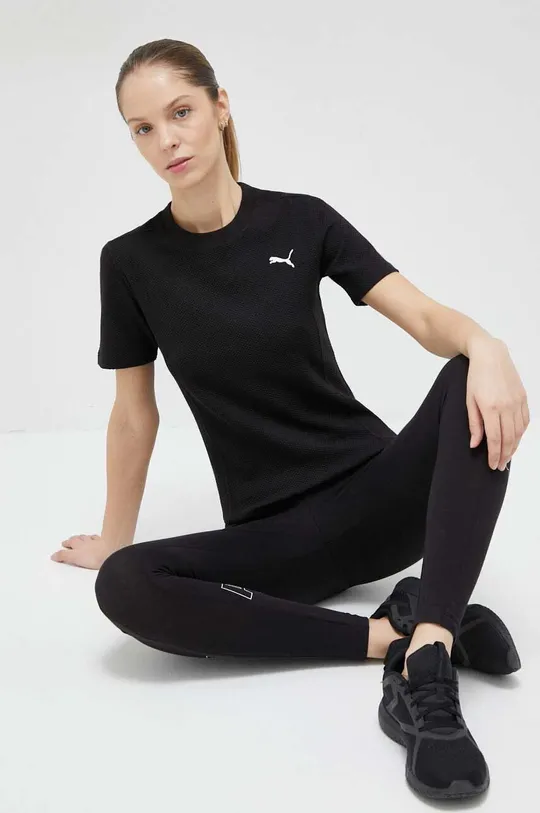 μαύρο Μπλουζάκι Puma Γυναικεία