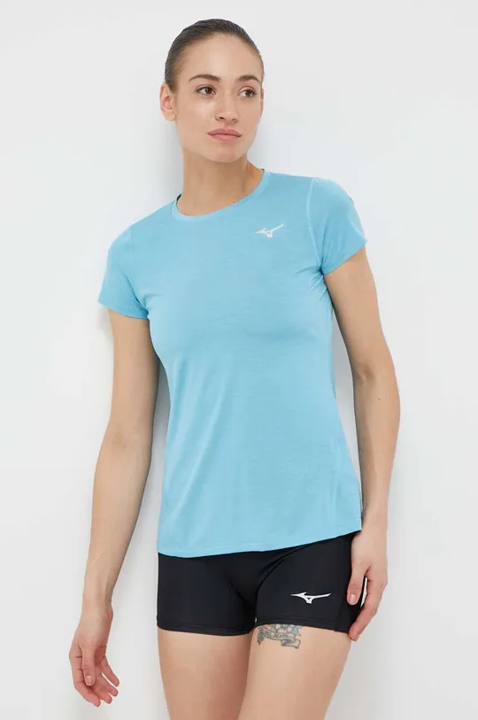 μπλε Μπλουζάκι για τρέξιμο Mizuno Impulse Core Γυναικεία