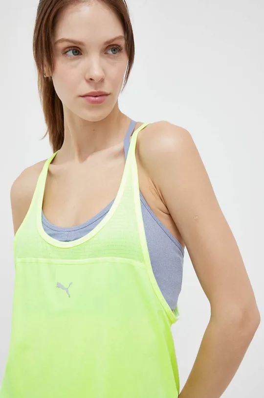 πράσινο Top για τρέξιμο Puma Γυναικεία