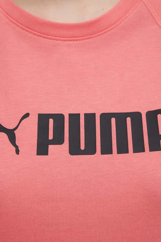 ružová Tréningové tričko Puma Fit Logo