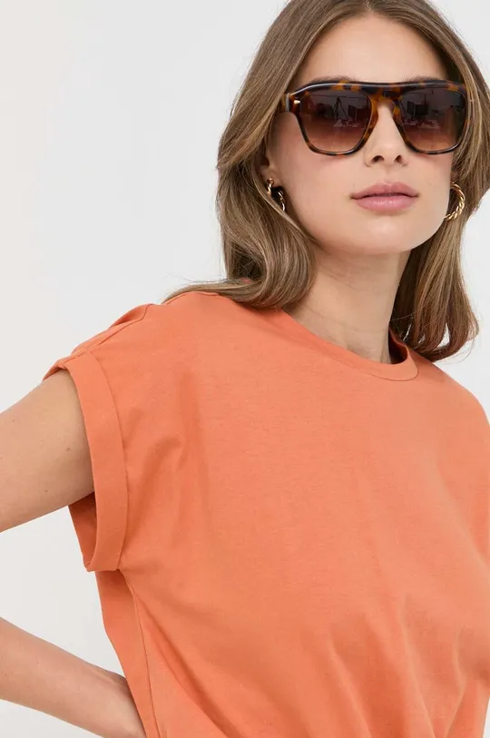 πορτοκαλί Βαμβακερό μπλουζάκι Marella