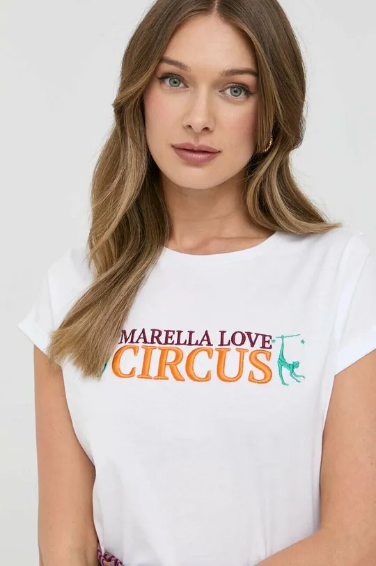 bijela Pamučna majica Marella