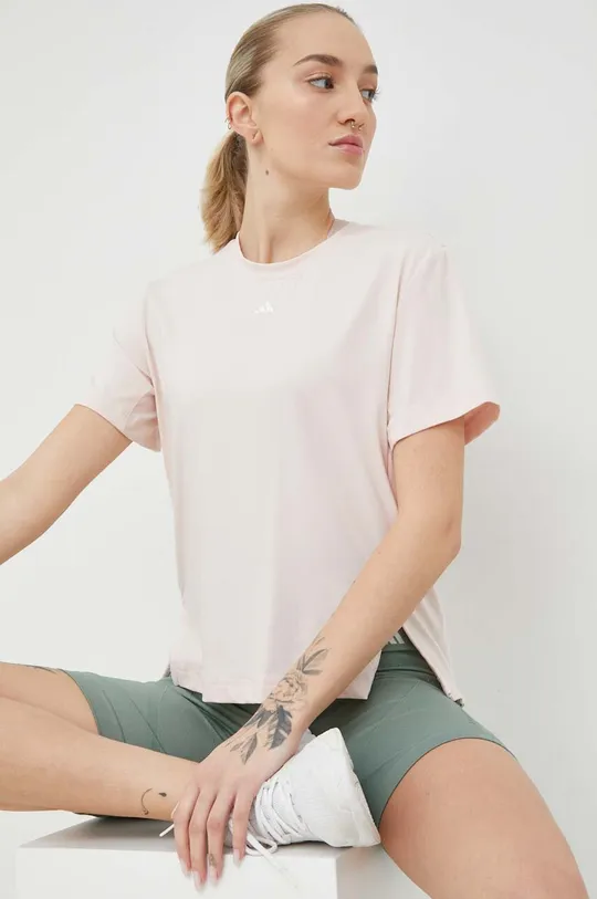 ροζ Μπλουζάκι προπόνησης adidas Performance Designed to Train Γυναικεία
