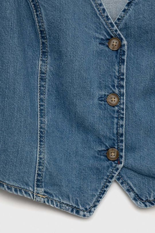 Pepe Jeans vesta jeans Hayden albastru