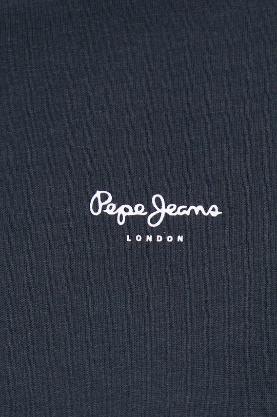 čierna Bavlnené tričko Pepe Jeans Wimani