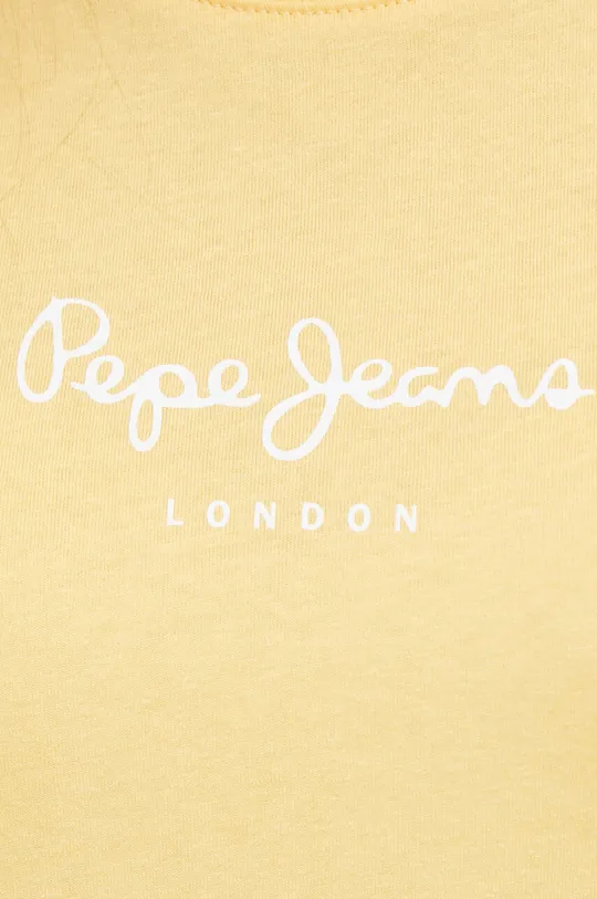 zlatna Pamučna majica Pepe Jeans Wendy