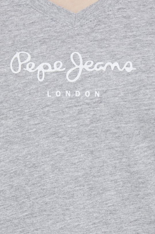 szary Pepe Jeans t-shirt Wendy V Neck