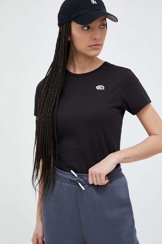 black The North Face cotton t-shirt Women’s