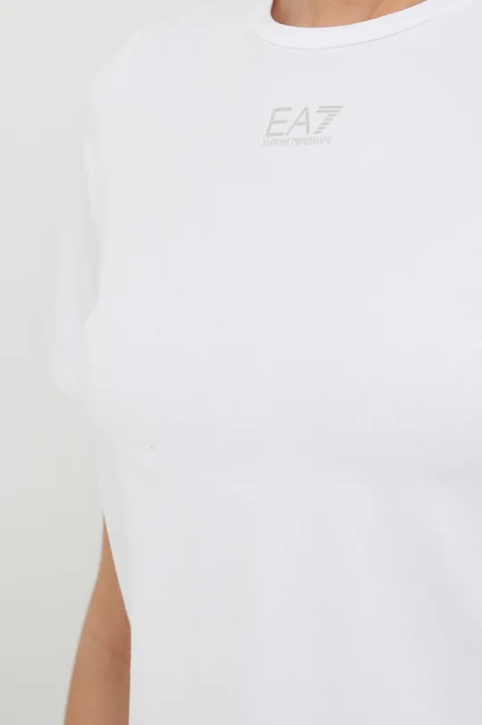 λευκό Μπλουζάκι EA7 Emporio Armani